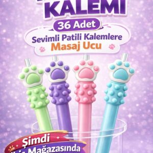 MD-243 PATİ MODELLİ 0,7 VERSATİL MASAJ KALEMİ (PK.36)